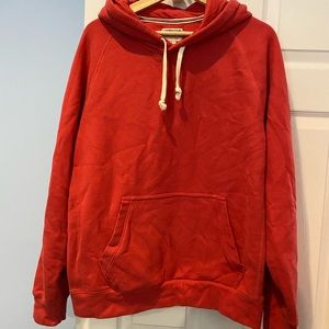 Lands’ End Serious Sweats Red Hoodie